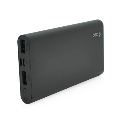 
					PowerbankTtec 10000mAh, Output: 2USB/Type-C/microUSB, 20W, Black