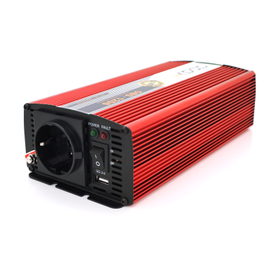 
					Voltage inverter ABAX OBS-1206 with correct sine wave, 600W, 12/220V, 1 Shuko, Box