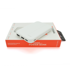 Powerbank Torima TRM-1005 5000mAh, White/Black, (170g), Blister