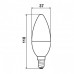 Свiтлодiодна лампа Biom BT-570 C37 7W E14 4500К матова