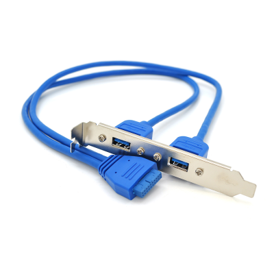 
					Планка расширения USB 3.0 , на  заднюю панель 2port, OEM