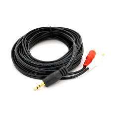 Кабель DC3.5 (тато) => 2хRCA (тато), GOLD Jack, CU, Stereo, круглий, Black, 1,5 м, (Пакет) Q500 Кабель DC3.5 (тато) => 2хRCA (тато), GOLD Jack, CU, Stereo, круглий, Black, 1,5 м, (Пакет) Q500
