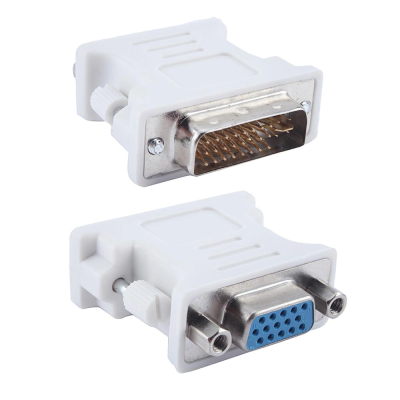 
					Перехідник VG A(мама)/DVI 24+5(папа)Grey Q50