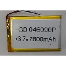 Літій-полімерний акумулятор 4 * 60 * 90mm (Li-ion 3.7В 3500мА·ч)