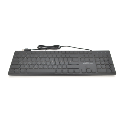 
					Клавиатура с подсветкой USB JEDEL K510, длина кабеля 170см, (Eng/Укр/Рус), (483х188х35 мм) Black, 104к, Q20