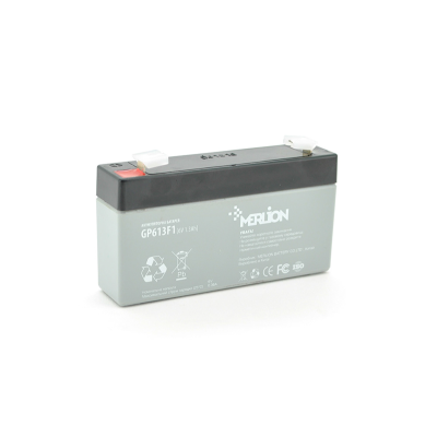 
					Акумуляторна батарея MERLION AGM GP613F1 6 V 1,3Ah (95 x 25 x 50 (55)) Q40