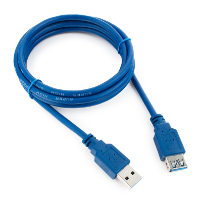 
					Подовжувач USB 3.0 AM/AF, 1.5m, Blue, Q200