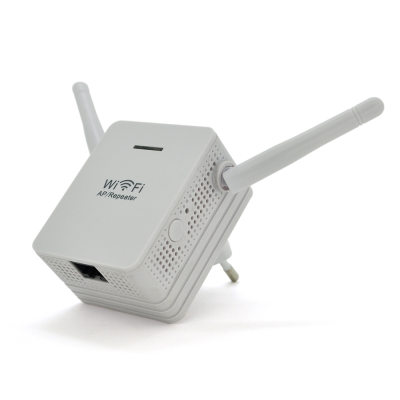 
					Підсилювач WiFi сигналу з 2-ма вбудованими антенами LV-WR06, живлення 220V, 300Mbps, IEEE 802.11b / g / n, 2.4GHz, BOX