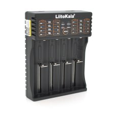 ЗП універсальний Liitokala lii-402, 4 канали, LCD дисплей, підтримує Li-ion, Ni-MH і Ni-Cd AA (R6), ААA (R03), AAAA, С (R14)