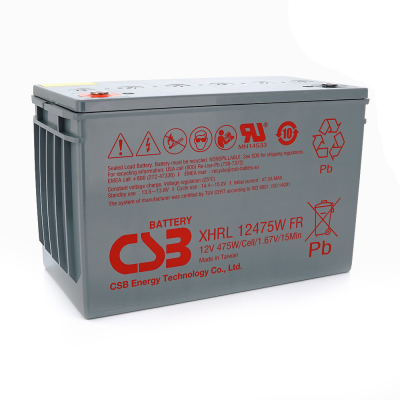 
					Аккумуляторная батарея CSB XHRL12475W, 12V 118.8Ah (343х213х170мм)