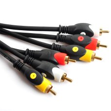 Кабель Audio-Video  3RCA > 3RCA, пакет, довжина 3 м., Q100
