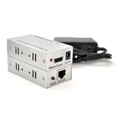 
					Одноканальний активний подовжувач HDMI сигналу по UTP кабелю. Дальність передачі: до 60метров, cat5e / cat6e 1080P / 3D
