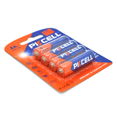 
					Батарейка щелочная PKCELL 1.5V AA/LR6, 4 штуки в блистере цена за блистер, Q12