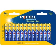 Батарейка сольова PKCELL 1.5V AA / R6, 24 штуки в блістері ціна за блістер, Q12