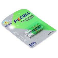 Акумулятор PKCELL 1.2V AAA 600mAh NiMH Already Charged, 2 штуки в блістері ціна за блістер, Q12