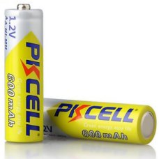 Акумулятор PKCELL 1.2V AA 600mAh NiMH Rechargeable Battery, 2 штуки в блістері ціна за блістер, Q
