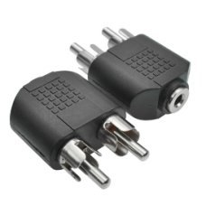 спліттер Jack 3.5 (мама) / 2 RCA (тато), Техпакет, Q300