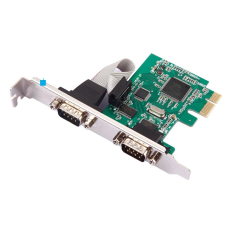 Контролер PCI-Е => RS232 (9Pin) + RS232 (9Pin), 2 порти, TX382B-2S, BOX