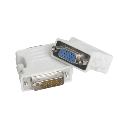 
					Перехідник DVI-D 24 + 1 (тато) / VGA (мама), Grey Q50