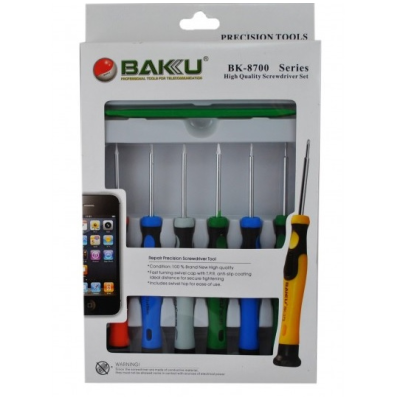 
					Набір інструментів BAKKU BK-8700 (for Nokia, Apple, Samsung), Blister-box