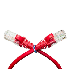 Патч-корд литий RITAR, CCA, UTP, RJ45, Cat.5e, 0,3m, червоний Q1000