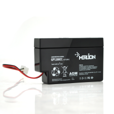 Акумуляторна батарея MERLION AGM GP1208СС 12 V 0,8Ah ( 95 х 23 х 60 ) Q40
