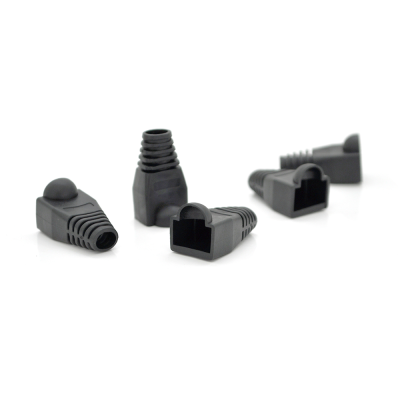 
					Ковпачок ізолюючий Merlion RJ-45 Black Cat.5 (100 шт / уп.) Q100