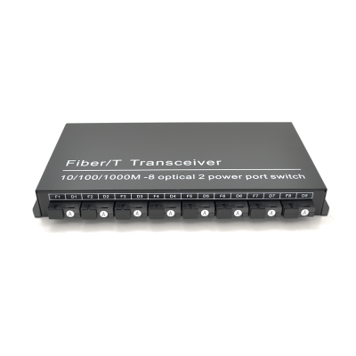 
					Комутатор UPLINK UFS CK-880IS8F2E Fiber Switch 8Fiber 100Mbps + 2 1000M RJ45 ports, корпус метал, БП в комплекті