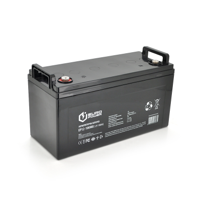
					Акумуляторна батарея EUROPOWER AGM EP12-100M8 12 V 100 Ah (329 х 172 х 218) Black Q1
