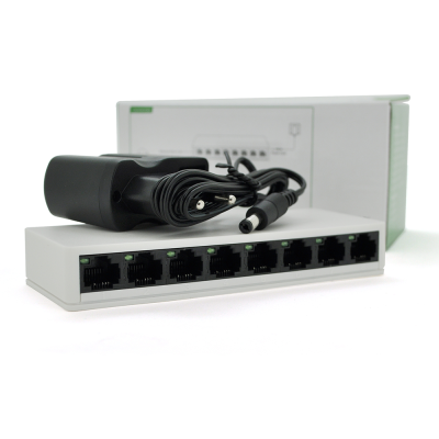 
					Комутатор PIX-LINK LV-SW08 8 портів Ethernet 10/100 Мбіт / сек, BOX Q100