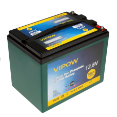 Акумуляторна батарея Vipow LiFePO4 12,8V 50Ah з вбудованою ВМS платою 40A, (255*220*170) Q1