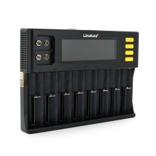 ЗП універсальний Liitokala Lii-S8, АЗУ+СЗУ, 8 каналів, LCD дисплей, підтримує Li-ion, Ni-MH і Ni-Cd AA (R6), ААA (R03), AAAA, С (R14)