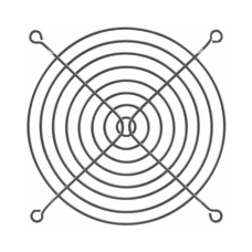 Решітка (гриль) для вентиляторів 170mm, Silver
