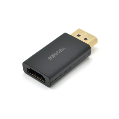 
					Перехідник VEGGIEG DH Display Port (тато) на HDMI (мама) підтримка 1080p, Black, Пакет