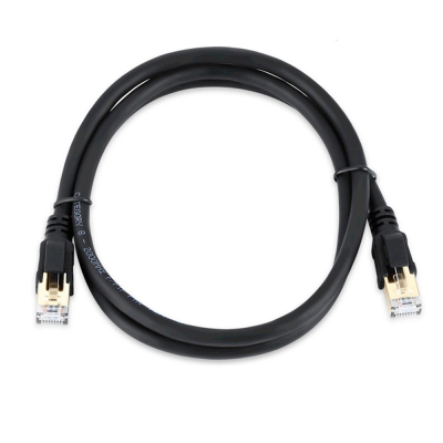 
					Патч-корд литий VEGGIEG, CCA, SSTP, RJ45, Cat.8, 1m, чорний