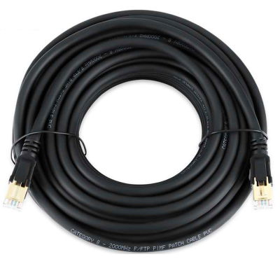 
					Патч-корд литий VEGGIEG, CCA, SSTP, RJ45, Cat.8, 20m, чорний