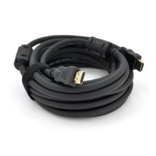 Кабель Ritar PL-HD348 HDMI-HDMI Ultra HD 4K,1080P, 20.0m, v1,4, OD-8.0mm, з фільтром, круглий Black, коннектор Gold, Пакет, Q20