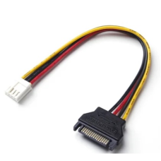 Перехідник живлення SATA => 4pin (малий), 0.2m, Пакет