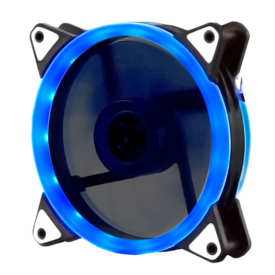 
					Кулер корпусний 12025 DC sleeve fan 3pin + 4pin - 120 * 120 * 25мм, 12V, 1100об / хв, Blue, двосторонній