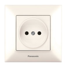 Розетка Panasonic Arkedia Slim, кремова