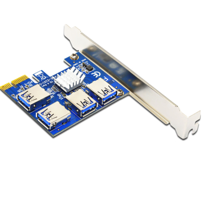 
					Контролер PCI-Е => USB 3.0, 4 порта, 5Gbps, OEM