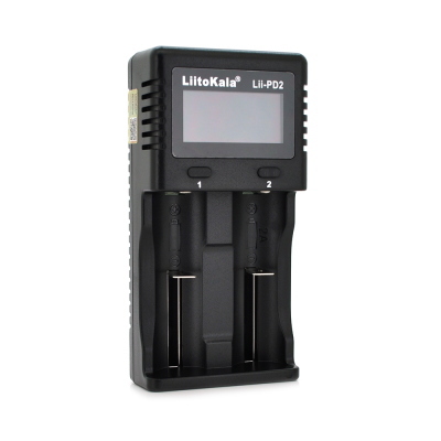 
					ЗП універсальний Liitokala PD2, 2 канали, LCD дисплей, підтримує Li-ion, Ni-MH і Ni-Cd AA (R6), ААA (R03), AAAA, С (R14)