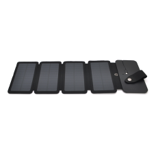 Solar panel 4 Foldings, built-in microUSB cable, Output: 5 /1 А(USB), plastic, Black, Corton box Solar panel 4 Foldings, built-in microUSB cable, Output: 5 /1 А(USB), plastic, Black, Corton box