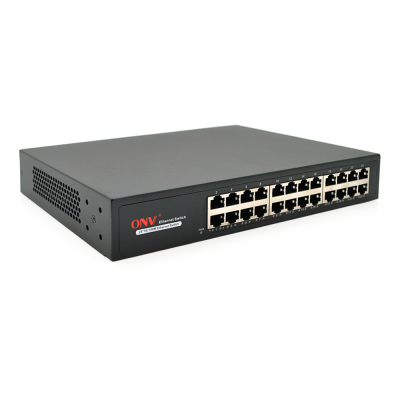 
					Комутатор Ethernet ONV-H1024 у металевому корпусі, 24*100Мб портів, 270х181х44.5 мм