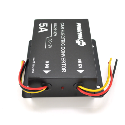 
					Перетворювач авто інвертор DC/DC 24v-12v 5A GS-D105