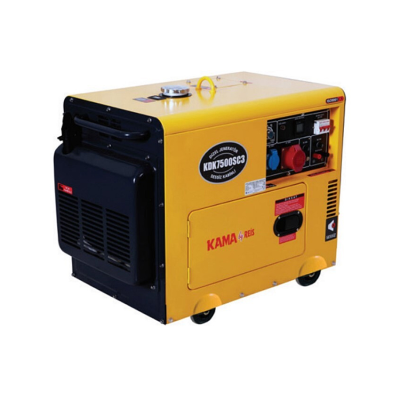 
					Генератор дизельний KDK7500SC3, трифазний 230/400V, 50Hz, 6.9KVA, об'єм 14.5л