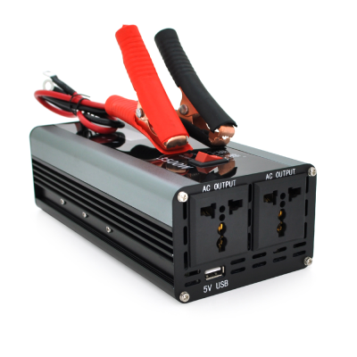 
					Інвертор напруги AEV3500W, 12/220V з апроксимованою синусоїдою, 2 універсальні розетки, 1*USB (DC:5V/2.4A), крокодили, BOX