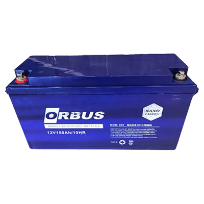 
					Акумуляторна батарея ORBUS CG12150  GEL 12 V 150 Ah  (485 x 172 x 240) Black Q1/34