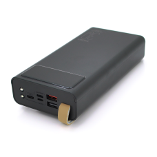 Powerbank TX-30 30000mAh, кабеля USB: Micro, Lighting, Type-C, Mix color, Box