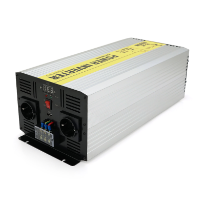 
					Інвертор напруги RITAR RSC-4000, 12V/220V, 4000W з правільною синусоїдою, 2xShuko, 1xUSB, клемні дроти, клемні колодки, BOX, Q2
